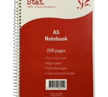 A5 NOTEBOOK 200SHEETS