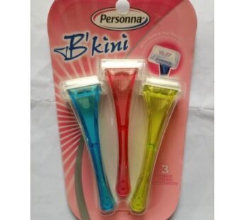PERSONNA BIKINI SHAVING STICKS 3 RAZORS