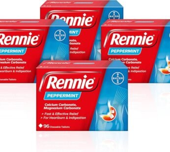 RENNIE PEPPERMINT FAST RELIEF X 48 CHEWABLE TABS