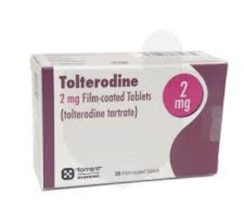 TOLTERODINE 2MG TABLET (TORRENT) X 14 TABLETS