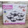 ROYAL DESSINI 9PCS MARBLE COOKWARE SET
